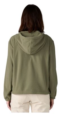 Felpa con cappuccio Patagonia Micro D Donna Verde