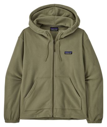 Felpa con cappuccio Patagonia Micro D Donna Verde