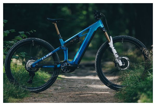Cube Stereo Hybrid One44 HPC AT 800 Electric Full Suspension MTB Shimano Deore XT Di2 12S 800 Wh 29'' Actionteam Blue 2026