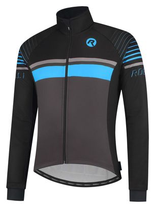 Veste Velo Hiver Rogelli Hero - Homme - Gris/Noir/Bleu