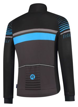 Veste Velo Hiver Rogelli Hero - Homme - Gris/Noir/Bleu