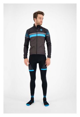 Veste Velo Hiver Rogelli Hero - Homme - Gris/Noir/Bleu