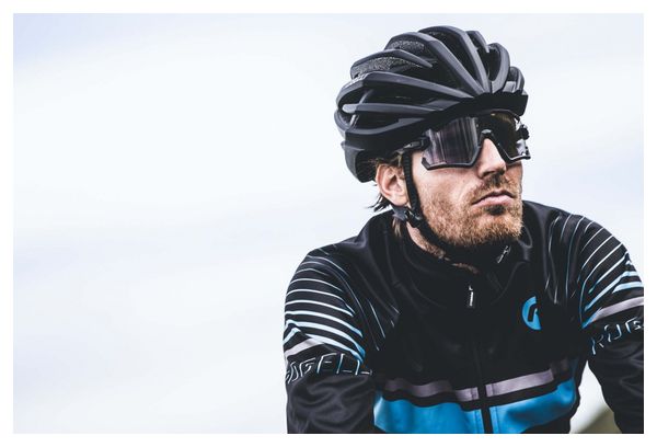 Veste Velo Hiver Rogelli Hero - Homme - Gris/Noir/Bleu
