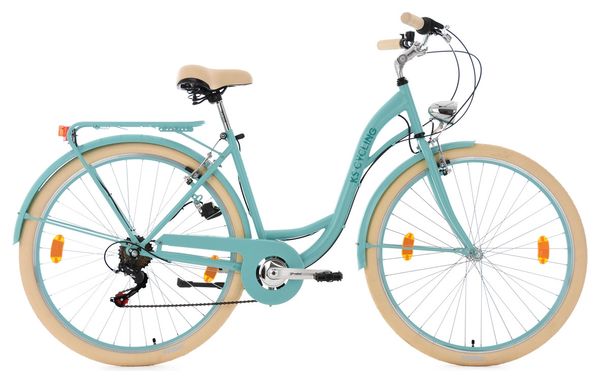 Velo pour dame 28 Balloon turquoise TC 48 cm KS Cycling Alltricks