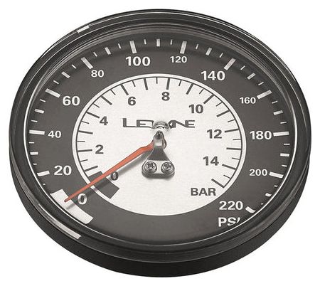 Lezyne voetpomp manometer 220 PSI
