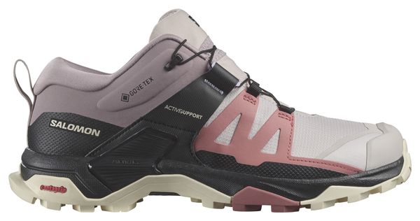 Salomon X Ultra 4 GTX Women's Hiking Shoes Pink Black