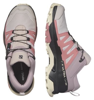 Salomon X Ultra 4 GTX Women's Hiking Shoes Pink Black