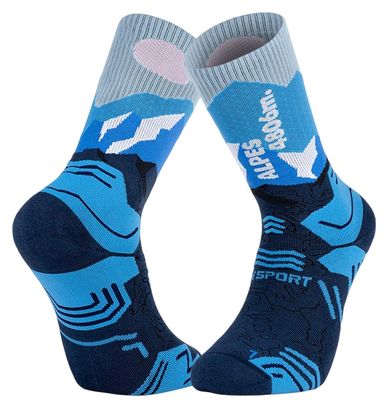 Calzini BV Sport Trek Summit in Lyocell, blu Alpi