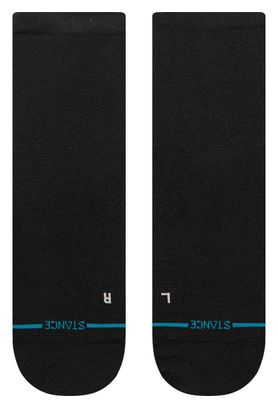 Stance Solid Ultra Light Quarter Socks - Black