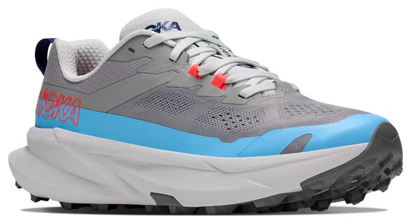 Hoka Torrent 5 trailschoenen grijs/blauw voor dames