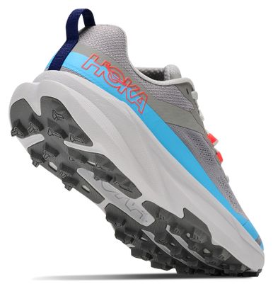 Hoka Torrent 5 trailschoenen grijs/blauw voor dames