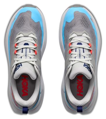 Hoka Torrent 5 trailschoenen grijs/blauw voor dames