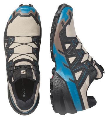 Salomon Speedcross 6 Men's Trail Running Shoes - Beige/Blue