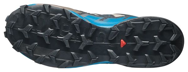 Salomon Speedcross 6 Men's Trail Running Shoes - Beige/Blue