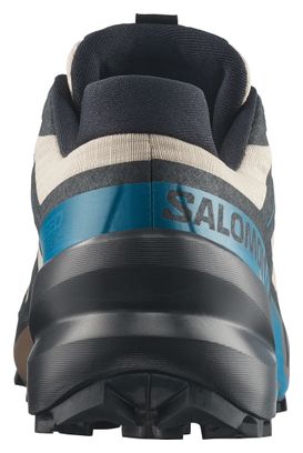 Salomon Speedcross 6 Men's Trail Running Shoes - Beige/Blue