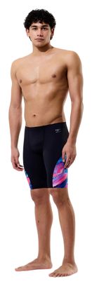 Speedo Club Training Splice Badehose Schwarz/Blau für Herren