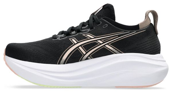 Chaussures Running Asics Gel-Nimbus 27 Noir/Corail Femme