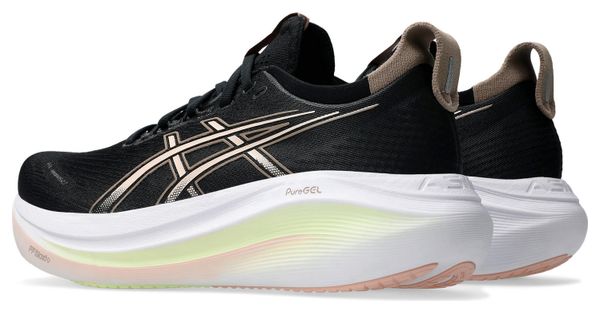 Chaussures Running Asics Gel-Nimbus 27 Noir/Corail Femme