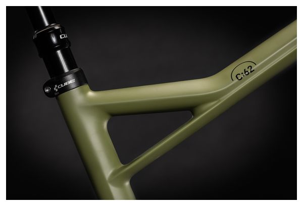 Cube Stereo 150 C:62 Race 29 Full Suspension MTB Sram GX Eagle 12S 29'' Olive Green Grey 2021