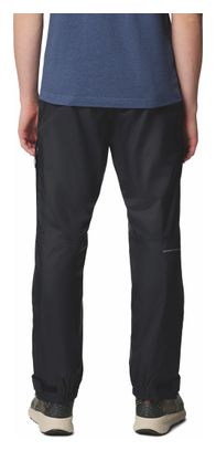 Pantaloni impermeabili Columbia Pouring Adventure III Uomo Nero