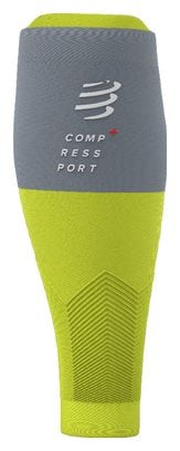 Manchons de Compression Compressport R2v2 Jaune / Gris Unisex