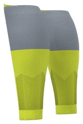 Manchons de Compression Compressport R2v2 Jaune / Gris Unisex