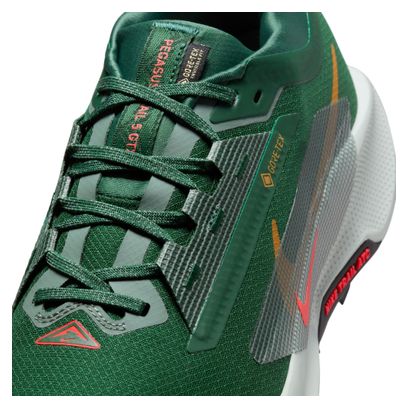 Nike Pegasus Trail 5 GTX Trailschoenen Grijs/Kaki Heren