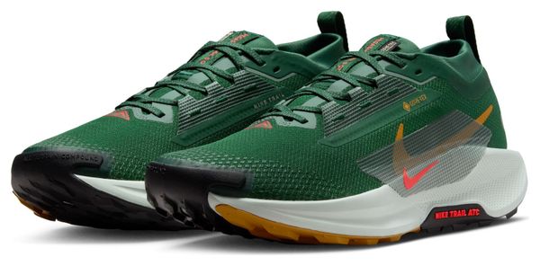 Nike Pegasus Trail 5 GTX Trailschoenen Grijs/Kaki Heren