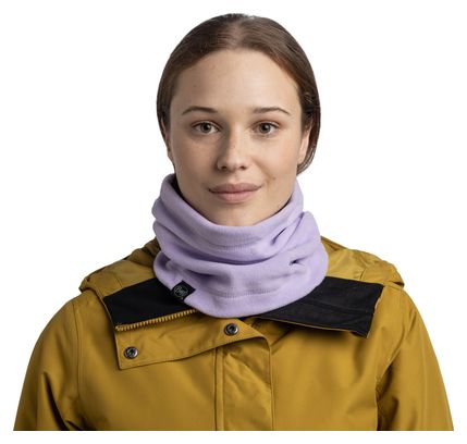 Buff Polar Fleece, girocollo HTR viola