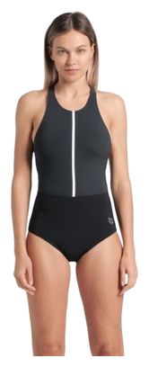 Traje de baño para mujer Arena Shapewear Silvia Negro/Gris