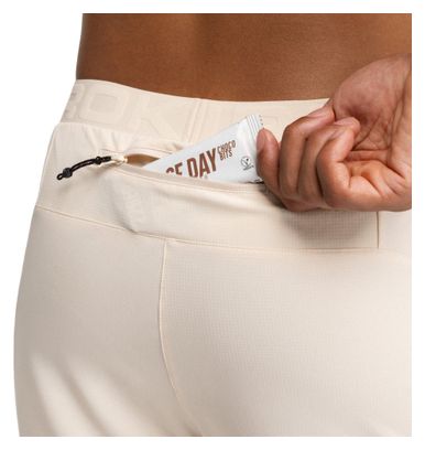 Short double couche trail running homme Randonnée Overland Stone Beige