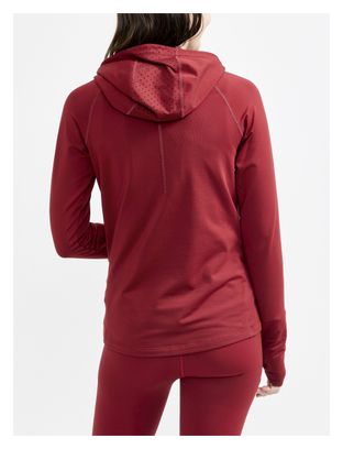 Craft ADV Charge Hoodie Red Women