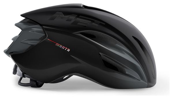 MET Manta Mips Aero Casco Negro Mate Brillante
