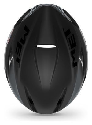 MET Manta Mips Aero Casco Negro Mate Brillante