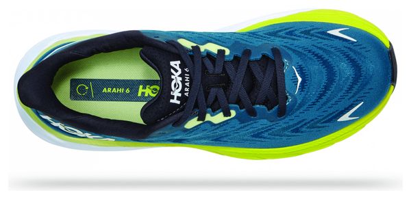 Chaussures de Running Hoka One One Arahi 6 Bleu Vert