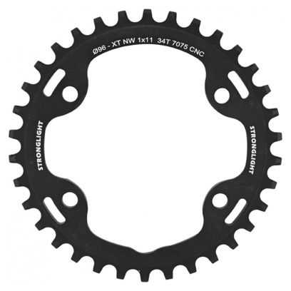 CORONA MTB 4BRA D.96 PER SHIMANO XT M8000-SLX M7000 MONO STRONGLIGHT 34DTS 11V. NERO NON FILETTATO