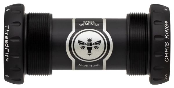 Boitier de Pédalier Chris King ThreadFit 24 68/100mm Noir Mat