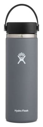 Hydro Flask Boca ancha con tapa flexible 591 ml Gris oscuro