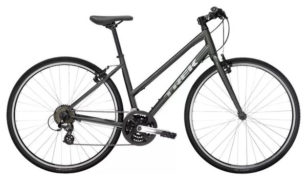 Bicicletta da città da donna Trek FX 1 Stagger Shimano Altus 7V 2023 grigia