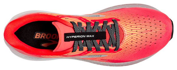 Chaussures Running Brooks Hyperion Max Rouge Orange Homme