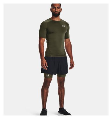 Under Armour HeatGear Khaki Heren Compressietrui