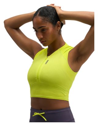 Crop Top Hoka SkyBreeze Jaune Femme