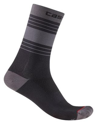 Castelli Simbolo 15 Socken Grau Schwarz