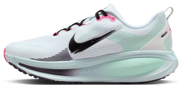 Nike Vomero 18 Running Shoes, White/Blue/Pink, Men's