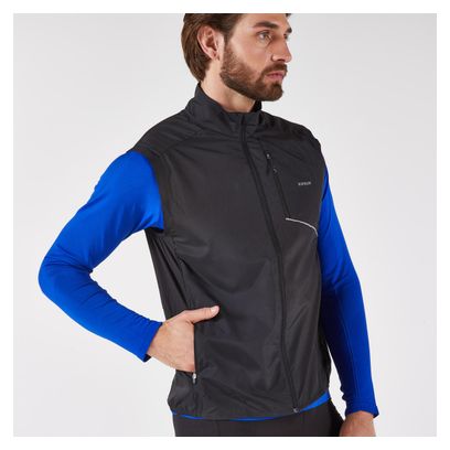 Heren Kiprun Run 500 Mouwloos Vest Zwart