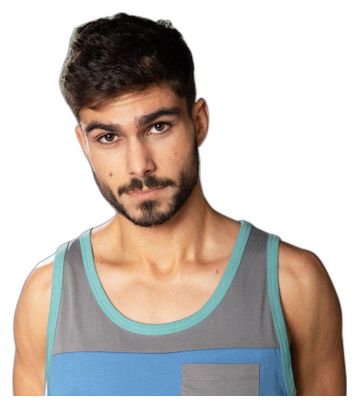 Tanktop mit zweifarbiger Snap Climbing Tasche