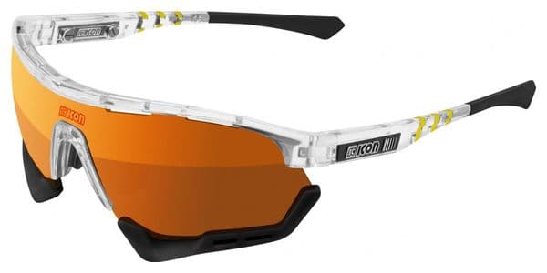 Scicon Sports Aerotech SCN PP XL Lunettes De Soleil De Performance Sportive (Scnpp Multimireur Bronze/Briller)