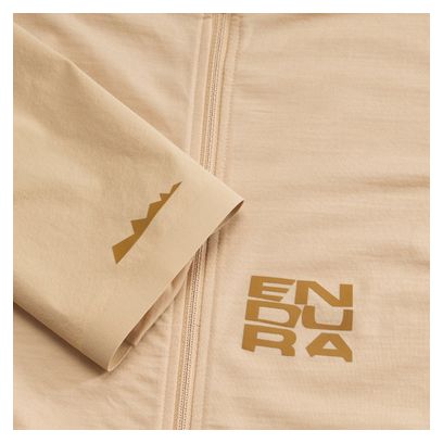 Maillot Manches Courtes Endura Alltrack Ride Beige Femme