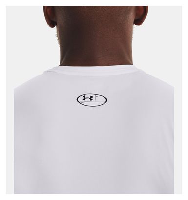 Under Armour HeatGear White Heren Compressietank