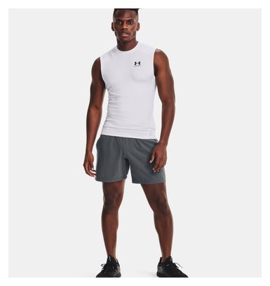 Under Armour HeatGear White Heren Compressietank
